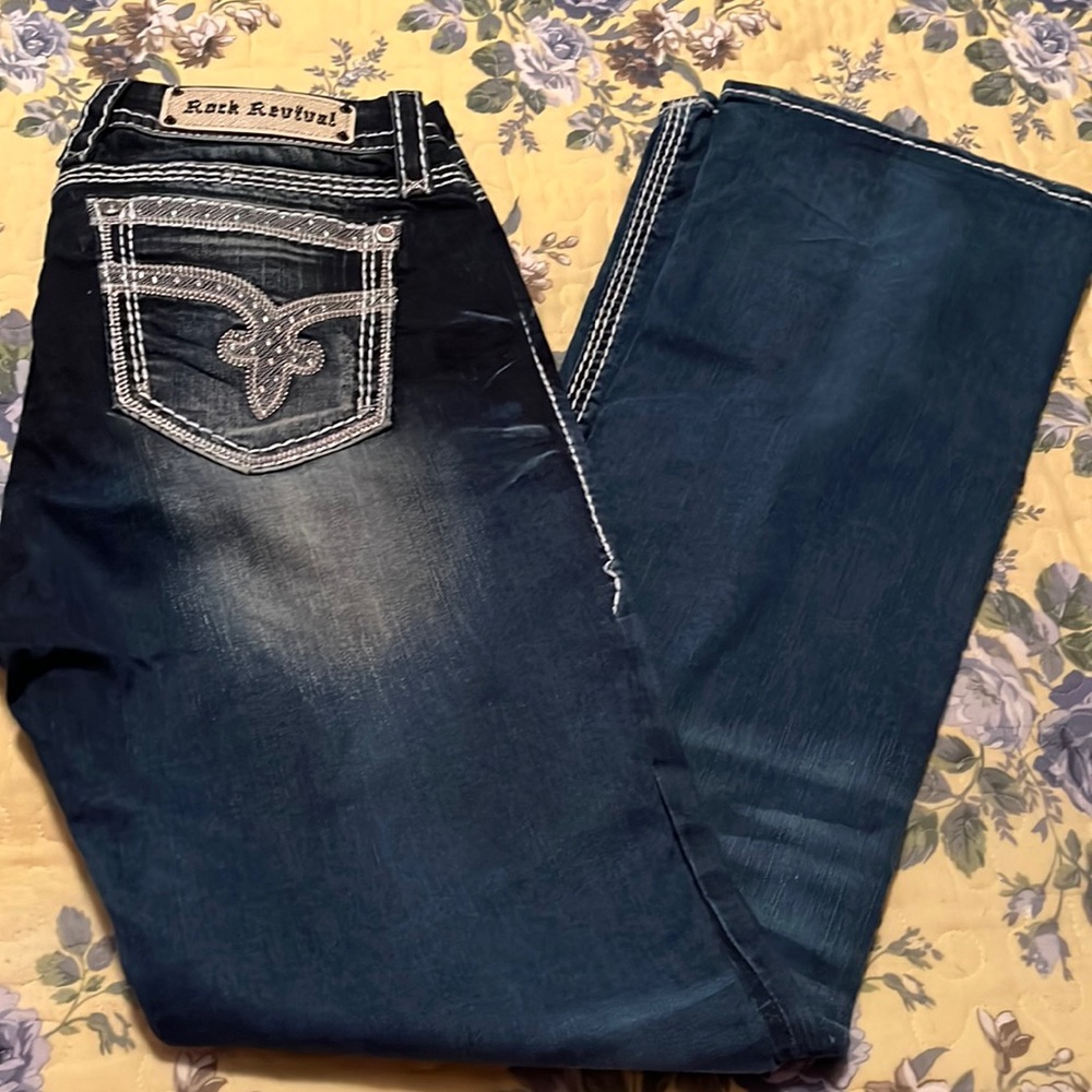 Rock Revival Mid-Rise Boot cut Jeans